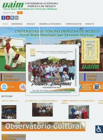 Universidad Autónoma Indígena de México Indigenous Learning Platform